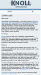 Mobile Screenshot of knollorthodontics.com